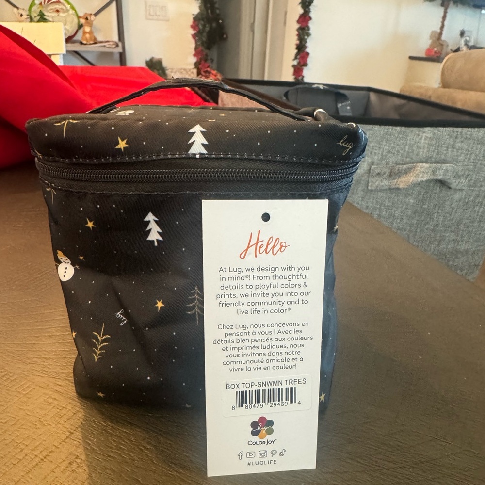 Lug Snowman Trees BOX TOP